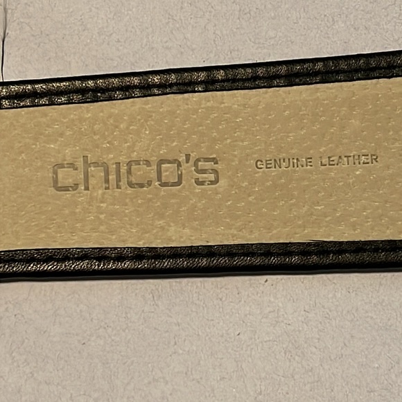 Chico’s Leather Leopard Belt - Women’s L - Picture 4 of 7